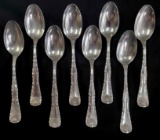 Lot of 8 : Antique Tiffany Sterling Silver 