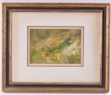 Original Abstract : Oil on Board by Carl W. Verburgt (1906-1981)