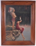 Framed Original : Oil on Canvas by S.G. Svenson