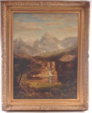 Framed Landscape : Oil on Canvas by Rock Howard