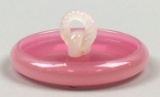 Steuben Rosaline/Alabaster Ashtray #2997