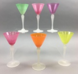 Set of 6 : Steuben Wine Glasses