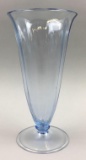 Steuben Celeste Blue Vase