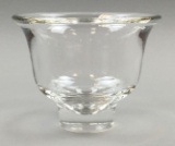 Steuben Clear Crystal Bowl by George Thompson #8597