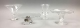 Group of 4 - Steuben Clear Crystal Items