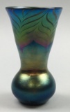 Jeff Howell : Orient and Flume Iridescent Art Glass Vase