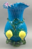 Stevens & Williams Cased Matsu-noke Glass Vase