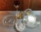 Group of Vintage crystal and glass items
