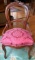 Antique wooden upholstered chair