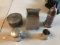 Group of 5 Vintage pewter items