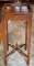 Antique ornate wooden plant stand