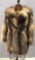 Knee Length Raccoon Coat