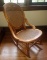 Vintage Cane Back Rocking Chair
