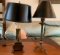 Group of 2 small table lamps