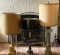 Group of 3 vintage table lamps