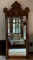 Antique walnut mirror