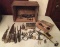 Wooden box of Miscellaneous Items