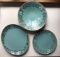 Group of 3 Vintage Handpainted Azura Ceramic Ironware