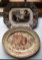 Group of 2 Antique Meat Platters