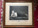 Circa 1850-60s framed etching.