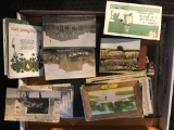 Group of postcards in album
