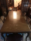 Antique Dining Table and 6 Chairs