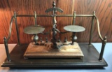 Antique scale with weights