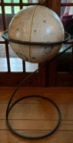 Vintage Globe with metal stand