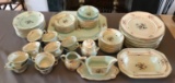 Group of Vintage Calyx Ware Regent hand painted dishes