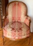Vintage Brocade Upholstered Chair