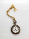 Lady's Sterling Silver Open Face Pocketwatch