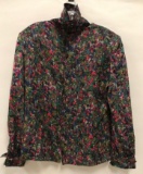 Vintage Gucci Multicolor Silk Blouse