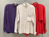 Group of 3 : Vintage Gucci Silk Blouses