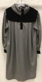 Vintage Gucci Wool and Velvet Dress