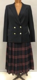 Vintage Burberry Women's Blazer and Skirt