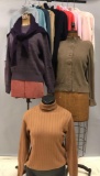 Large Collection of Women's Vintage Knitted Tops
