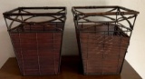 Group of 2 waste baskets