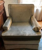 Vintage blue upholstered chair