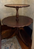 Antique 2 tiered Pie Crust Table