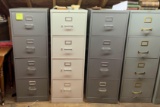 Group of 3 metal filing cabinets