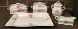 Group of 5 Vintage Porcelain Opaque Dishes