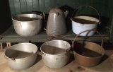 Group of 6 Vintage Pots and more