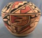 Native American Pot with Red and Black Design