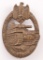 WW2 German Panzer Assault Badge in Bronze