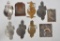 Group of 8 Fascist Italian Pins and Cap Badges