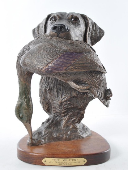 Signed "The Mentor" by Bradford Williams Statue