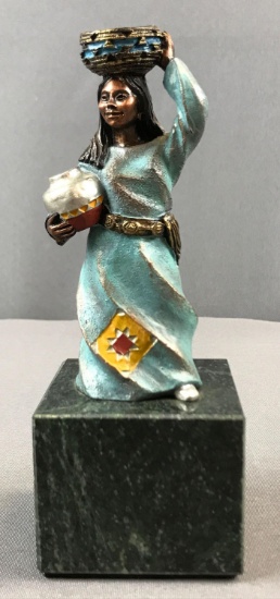Legends Bronze Sculpture Corn Harvester
