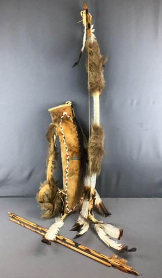 Native American Bow and Arrows