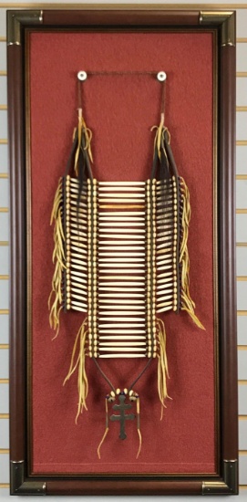 Native American Framed Breastplate