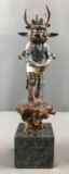 Legends Bronze Sculpture Deer Kachina